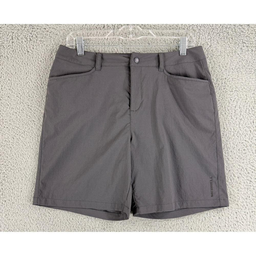 Merrell Hiking Shorts Womens 6 Gray Ripstop Stretch Nylon Outdoor JWF25825